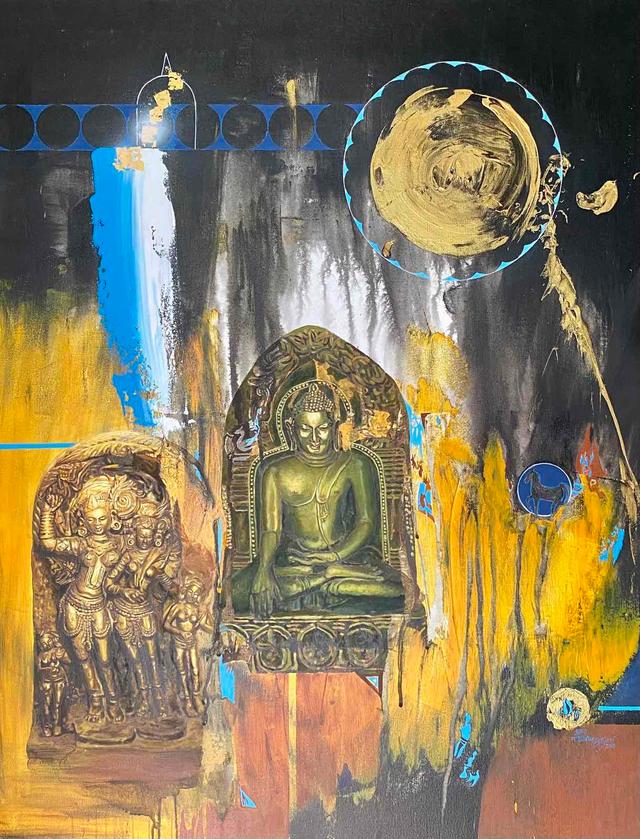 Five-scenes of Buddha