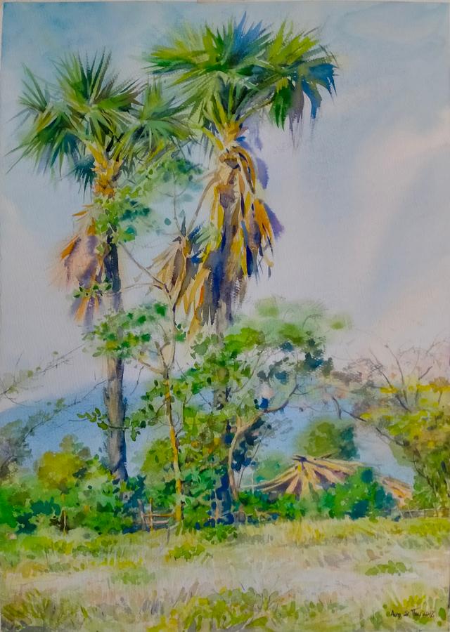 Couple Palm Tree