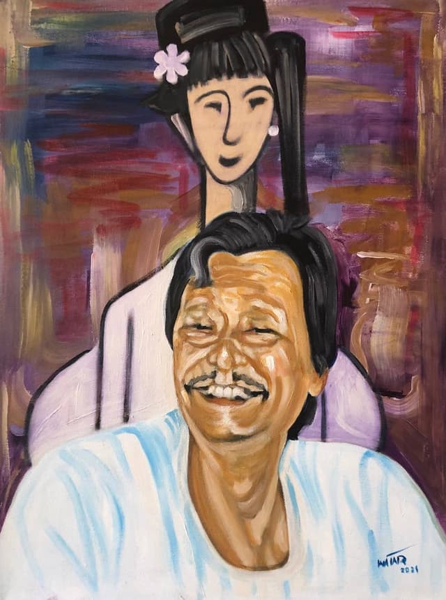 Kin Maung Yin & Seated Lady (5)