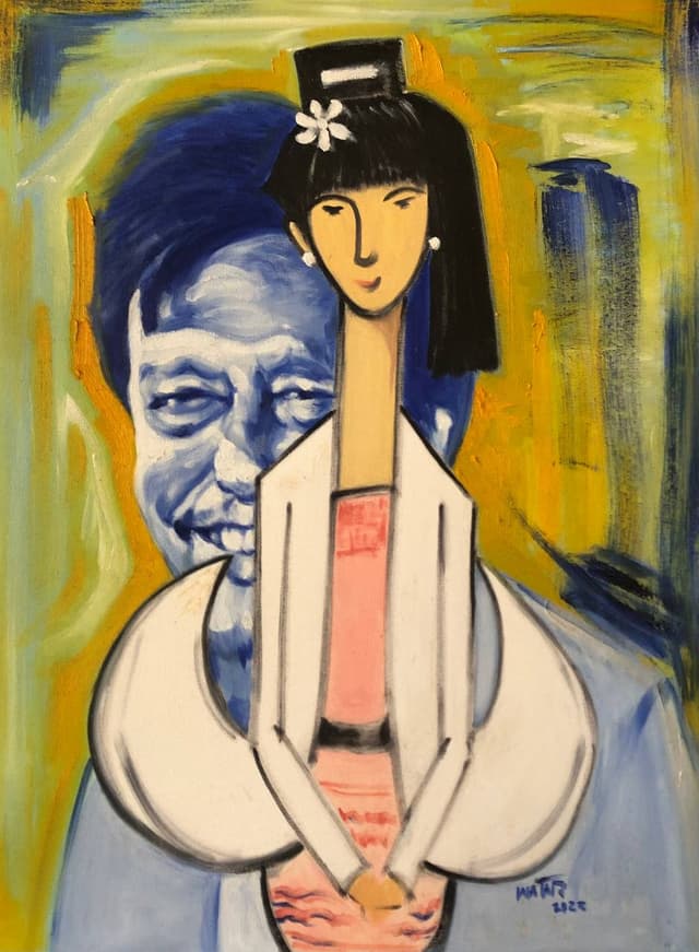 Kin Maung Yin & Seated Lady (6)